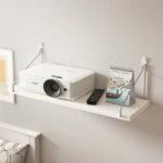 Simple No-Punch Wall Shelf For Books, Decorations, Dolls, Wall Display For Study, Living Room, Hanging Organizers - Image 2