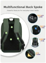 Heroic Knight Men Business Backpack Multifunction Slim Laptop Bags For Women outdoors Waterproof pack Aesthetic Backpack Design - Image 24