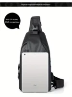 Crossbody Bag Fashionable Large Capacity Waterproof Lightweight Leisure Soft Comfortable Men Single Shoulder Bags - Image 30