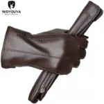 Touch Screen Leather Gloves, High-End Leather Gloves Women, Genuine Leather Winter Gloves, Keep Warm Women's Leather Gloves-2226 - Image 12