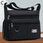 Mens Crossbody Bag Single Shoulder Bags Big Capacity Multi-Pockets Storage Bag Fashion Handbag Business Crossbody Bags - Image 7