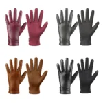Genuine Leather Gloves for Women Soft Sheepskin Warm Touchscreen Gloves Fashion Women Leather Gloves Winter - Image 6