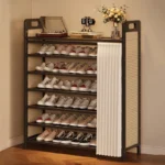 Display Foldable Shoe Racks Organizer Cabinet Portable Luxury Shoe Racks European Shelf Meuble Chausssure Home Furniture - Image 4