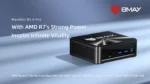 BMAX B5APRO Mini PC AMD Ryzen7 5825U 8 Cores Processor Up to 4.5GHz 16GB DDR4 RAM 512GB NVMe SSD 2.4/5GHz WiFi Bluetooth 5.0 - Image 8