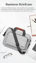 Laptop Bag for Men Business Briefcase Shoulder Handbag for Macbook HP Dell Lenovo Asus Surface Acer Huawei Notebook 14 15.6 inch - Image 9