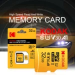 KODAK Micro SD Card RED Memory Card with Adapte 32GB MicroSDHC 64GB MicroSDXC MicroSD C10 A1 TF Flash Cards Cartao De Memoria - Image 11