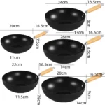 Frying Pan Multi-Functional Non-Stick Household Outdoor Stir-Fry Cooking Pans Induction Cooker Gas Universal Pot Kitchen Tools - Image 6