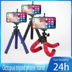 Tripods Tripod For Phone Mobile Camera Holder Clip Smartphone Monopod Tripe Stand Sponge Octopus Mini Tripod Stativ For Phone - Image 2