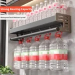 Wall-Mounted Kitchen Spice Storage Rack Condiment Rack Multifunctional Household Utensil Rack Kitchen Hanging Organizers - Image 3