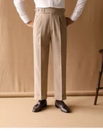 Business Pants Men Social Trousers Office-trouser Retro Gentlemen Italian Naples Casual Suit Pant Men Straight Dress Pants 2024 - Image 9