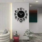 Modern wall clocks with silent pendulum function are suitable for living rooms, offices, bedrooms, and home decor - Image 6