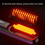 Hair Straightener Professional Quick Heated Electric Hot Comb Hair Straightener Personal Care Multifunctional Hairstyle Brush - Image 5