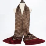 DANKEYISI Real Silk Men Neck Scarf Silk Scarf Men Designer Fashion Scarves Handkerchief Natural Silk Neckerchief
