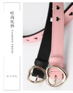 Women's belts Pin buckle belts spring and summer new women's versatile with trouser belts hollow heart shape - Image 9