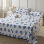 Bed Sheets Plaid Non-slip Comfortable Washed Twin Queen Full Size Nordic Style Universal Bedspread Simple Durable Antibacterial - Image 18