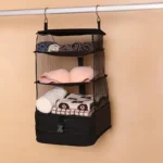 Hanging Organizers for Travel Storage Compressible Foldable Multi Layer Bags for Closet Suitcase Dormitory - Image 6