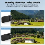 Freewell 1.7x Telephoto Lens Compatible 17mm Mount Phone Case Smartphone Photography Lens Accessories Capture Distant Perfection - Image 2