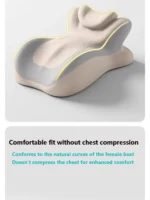 Memory Foam Pillow Ergonomic Support Neck Leg Rest Reading Phone Use Bed Sofa Wedge Shape Pain Relief Comfort - Image 16