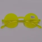 Festival Fashion Sunglasses Circular Sunglasses Trendy Ocean Sunglasses Colorful Sunglasses For Parties Candy-Colored Glasses - Image 16