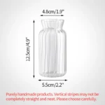 Glass Vase Transparent Flower Vase Flowers Bottle Hydroponics Plant Flower Vases Wedding Desktop Home Decor Florero Mother's Day - Image 8
