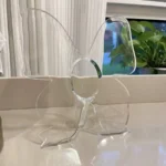 Frame Flower Vase - Clear Acrylic Vase for Flowers, Modern Art Vases for Home Decor, Decorative Vases for Desktops Bookshelf - Image 8