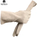 High-end Winter gloves multicolor leather gloves,High-grade sheepskin women's leather gloves simple design Women's gloves-2008 - Image 13