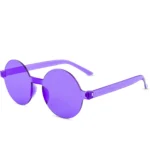 Festival Fashion Sunglasses Circular Sunglasses Trendy Ocean Sunglasses Colorful Sunglasses For Parties Candy-Colored Glasses - Image 25