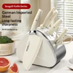 High-Quality Kitchen Knives Set | Professional Chef's Knives for Household Cutting | Durable and Sharp Cooking Knives - Image 2