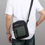 Men Crossbody Bag Single Shoulder Bags Big Capacity Storage Bag Fashion Multi-Pockets Business Crossbody Bags - Image 25