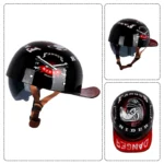 Vintage personalized men's and women's baseball caps motorcycle helmets ladybug helmets electric car baseball caps, half helmets - Image 2