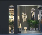 Led Modern Chandelier Living Room Decorative Lighting Duplex Rotary Staircase Chandelier Irregular Acrylic Restaurant Chandelier - Image 15