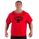 Men's T Shirts Fitness Men Bodybuilding  Shirt Batwing Sleeve Rag shirt Gym Fitness Muscle Running T shirt - Image 20