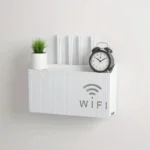 1PC Wifi Router Storage Box Wall Hanging Wifi Box Wireless Storage Boxes Case Power Strip Office Hanging Organizers - Image 3