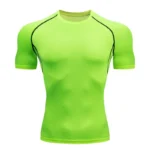 Men's Tight Dry Tshirt Muscle Moisture Wicking Gym Tshirts Fitness Sportswear Casual Holiday Short Sleeve Clothing Apparel - Image 20
