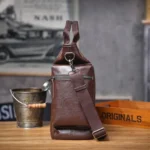 Genuine Leather Men's Brifecase 15 Inch Laptop Bags Simple Cowhide HandBag Vegetable-tanned Leather Fashion Casual Style - Image 22