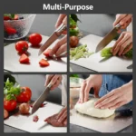Cutting Board - Stainless Steel Cutting Boards for Kitchen- for cutting Meat, Fruit, Vegetables, Outdoor or Indoor（3pcs） - Image 4