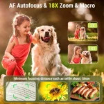 Digital Camera 4K 64MP Camera for Photography 270°Flip Screen Vlogging Camera Autofocus 18X Zoom Point and Shoot Digital Camera - Image 4