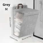 Household Laundry Baskets Foldable Bathrooms Laundry Baskets Large Capacity Multifunctional Waterproof Clothes Storage Basket - Image 8