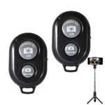 1/2 Pack Camera Remote Shutter Bluetooth Remote Control Wireless, Universal Selfie Stick Shutter Release, Wireless Remote