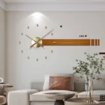 Spain Large Wall Clock Modern Design Metal Luxury Wall Watches Clocks DIY Home Decor Silent Living Room Orologi Da Parete Gift - Image 3