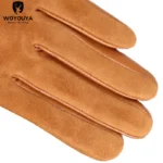 High-end Winter gloves multicolor leather gloves,High-grade sheepskin women's leather gloves simple design Women's gloves-2008 - Image 3