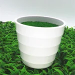 Artificial Pot Plants Pot Nursery Pot  Artificial Lawn Vase White Plastic Thick Plant Flower Pot Home Garden Decoration - Image 6