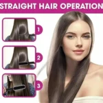 Electric Hair Straightener Brush, Durable Straightening Comb, Multi-use Styling Tool for Home & Salon Hairdressing Use. - Image 16