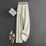 Dress Pants Work Office Long Women's Tailoring Female Trousers Casual Harajuku Slacks All Medium Y2k Streetwear Elastic One Size - Image 3