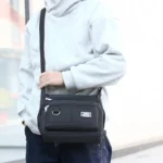 Mens Crossbody Bag Single Shoulder Bags Big Capacity Multi-Pockets Storage Bag Fashion Handbag Business Crossbody Bags - Image 31