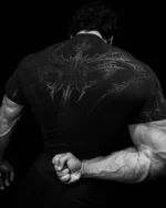New Summer GYM T-shirt Men's Gothic Print Muscle Tee High Elasticity And Quick Drying Exercise For Bodybuilding Training T-shirt - Image 17