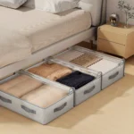 XL Multi-Layer Under-Bed Storage Bags, Durable Non-Woven Organizers for Seasonal Clothes & Bedding, Foldable Portable Containers - Image 8