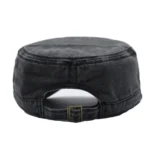 Hat Men Fishing Retro Do Old Wash Jeans Big Head Bib Flat Top Hat Outdoor Casual Tie-In Female Cap Trend European And N Style - Image 4