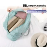 Foldable Travel Duffel Bag for Airlines Carry on Bag for Women and Girls Lightweight Large Capacity Sports Weekend Trip Overnigh - Image 3