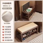 Shoes Organizers Bench Sturdy Shoe Rack Nordic Designs Multifunction Minimalist Shoe Rack Storage Rooms Furniture Accessories - Image 15